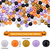 Halloween Theme 1500Pcs 5 Colors Opaque Acrylic Beads MACR-SP0001-01A-02-2