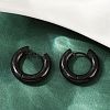 202 Stainless Steel Polishing Hoop Earrings EJEW-M106-02EB-03-1