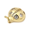 Brass Micro Pave Cubic Zirconia Pendants KK-I360-076G-2