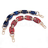 2Pcs 2 Colors Acrylic Curb Chain Bag Strap FIND-GN0001-29-2