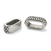 304 Stainless Steel Slide Charms/Slider Beads STAS-I181-025A-AS-3