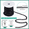 DIY Aluminum Twisted Chains Curb Chains Necklaces/Bracelets Making Kits DIY-SP0001-89-2