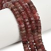 Natural Strawberry Quartz Beads Strands G-G317-A09-3x6mm-1