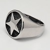 Tarnish Resistant Unique Men's Wide 304 Stainless Steel Rings RJEW-F006-032-17mm-2