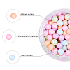 Olycraft Eco-Friendly Plastic Imitation Pearl Beads MACR-OC0001-10-2