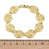 Brass Link Bracelets for Women BJEW-H209-01C-G-5