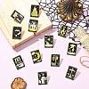 12Pcs Tarot Card Enamel Pins JEWB-CJZ0001-01G-6