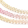 Transparent Painted Glass Beads Strands LS-DGLA-A034-T4mm-A09-4