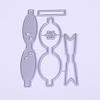 Carbon Steel Cutting Dies Stencils DIY-WH0167-82-1