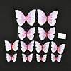 PVC Plastic Artificial 3D Butterfly Decorations LS-DIY-I072-02A-1