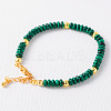 Simple Design Synthetic Malachite Beaded Bracelets for Women JH7309-4-1