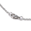 Tarnish Resistant Rolo Chain Necklace for Men NJEW-F027-14-2mm-2