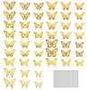 96Pcs 8 Styles PET 3D Butterfly Wall Stickers DIY-TA0013-12A-1