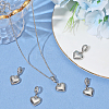 5Pcs 304 Stainless Steel European Dangle Charms STAS-BBC0007-89-3
