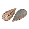 Tibetan Style Alloy Pendants X-PALLOY-F319-05R-2