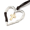 Alloy Pendant Necklaces LS-NJEW-K261-09D-PG-2