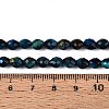 Natural Dyed Tiger Eye Beads Strands G-T142-87A-5