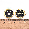 304 Stainless Steel Pendants Ion Plating(IP) X-STAS-N108-23B-G-3