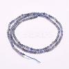 Natural Cordierite/Iolite/Dichroite Beads Strands G-F509-15-2mm-2
