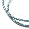Polyester Cord Braided Necklace Makings MAK-L043-03G-02-2