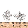 304 Stainless Steel Squid Pendants STAS-T069-26P-3
