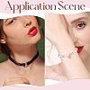 6Pcs Brass Micro Pave Cubic Zirconia Charms KK-BBC0016-80B-5