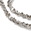 Electroplate Transparent Glass Beads Strands X-EGLA-P061-04C-PL01-2