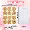 120Pcs Flat Translucent Glassine Waxed Paper Treat Bags Cookie Bags STIC-CP0001-11G-2