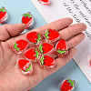 Transparent Enamel Acrylic Beads TACR-S155-003F-5