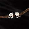 304 Stainless Steel Stud Earrings WG96B92-02-1