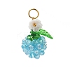 Transparent Glass Pendants PALLOY-MZ00905-2