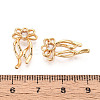 Brass Pave Clear Cubic Zirconia Pendants KK-T074-100B-G-3