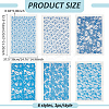 6Pcs 6 Styles Paper Ceramic Decals DIY-BC0015-29-2
