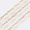 Long-Lasting Plated Brass Chain Necklaces X-NJEW-K112-11G-NF-2
