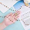 Natural Tiger Eye Chips Beaded Chains CHC-SZ0001-62J-3