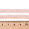 AB Color Plated Imitation Jade Glass Beads Strands GLAA-T026-3x6mm-J05-4