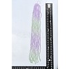 10 Strands Transparent Gradient Color Glass Beads Strands GLAA-CJ0002-09A-7