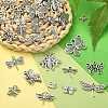 120Pcs 12 Styles Tibetan Style Alloy Charms TIBEP-CJ0001-99-5