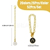 52Pcs 52 Styles Alloy Enamel Pendant Decorations HJEW-CJ00016-2