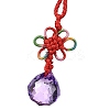 Glass Round Ball Hanging Ornaments HJEW-Z006-01B-2