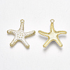 Spray Painted Alloy Pendants PALLOY-T065-24D-2