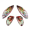 Epoxy Resin Butterfly Wing Pendants FIND-N005-65B-1