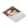 50Pcs Retro Christmas PVC Adhesive Waterproof Stickers Self-Adhesive Stickers DIY-K078-11-4