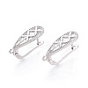 Brass Hoop Earring Findings KK-N267-30P-1