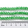 Baking Paint Imitation Jade Glass Bead Strands DGLA-A034-J8MM-A10-5