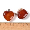 Natural Red Agate Pendants GG-CBAA0EE-04P-06-3