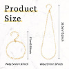 Brass Heart Link Chain Bracelet & Necklace with 304 Stainless Steel Lobster Claw Clasps SJEW-TA0001-03-3