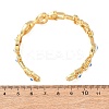 Brass Cuff Bangles for Women BJEW-C140-34G-5
