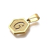 304 Stainless Steel Charms STAS-H227-01G-G-2