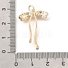 Brass Micro Pave Cubic Zirconia Pendants KK-V008-13G-01-3